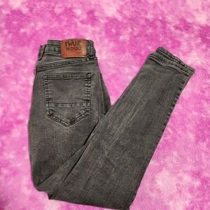 True Indigo Jeans Men's 30x32 Low‎ Rise Slim Black Denim Pants